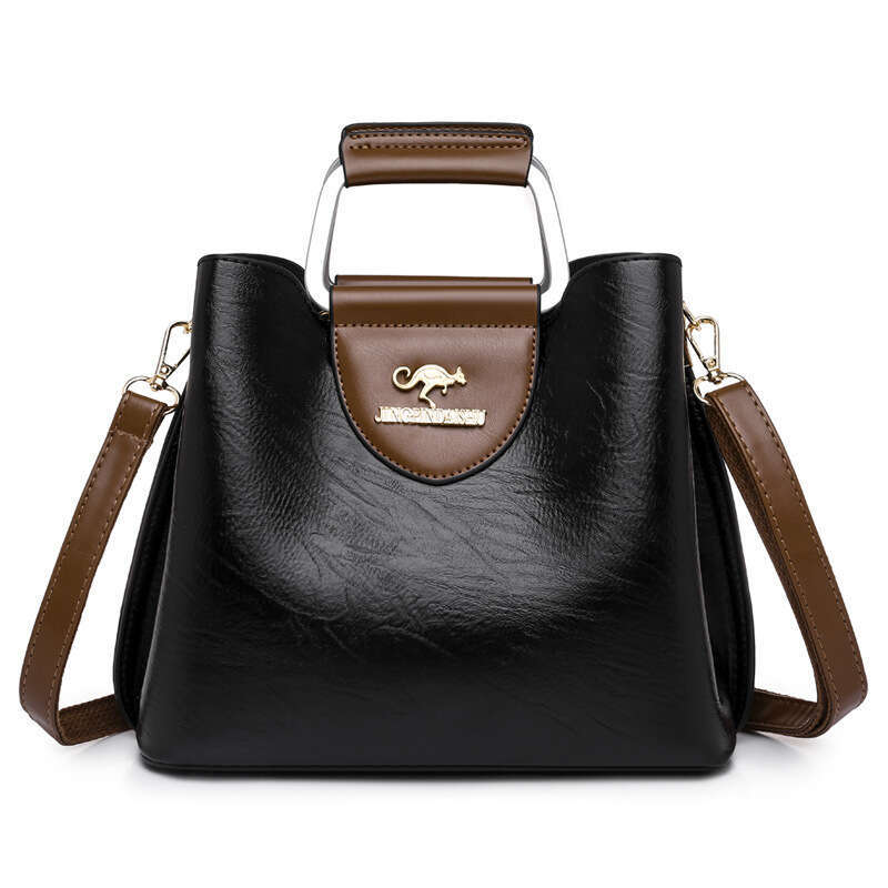 PU Soft Leather Texture Handbag New Women's Niche Design Fashion Single Shoulder Large Capacity Tote Bag