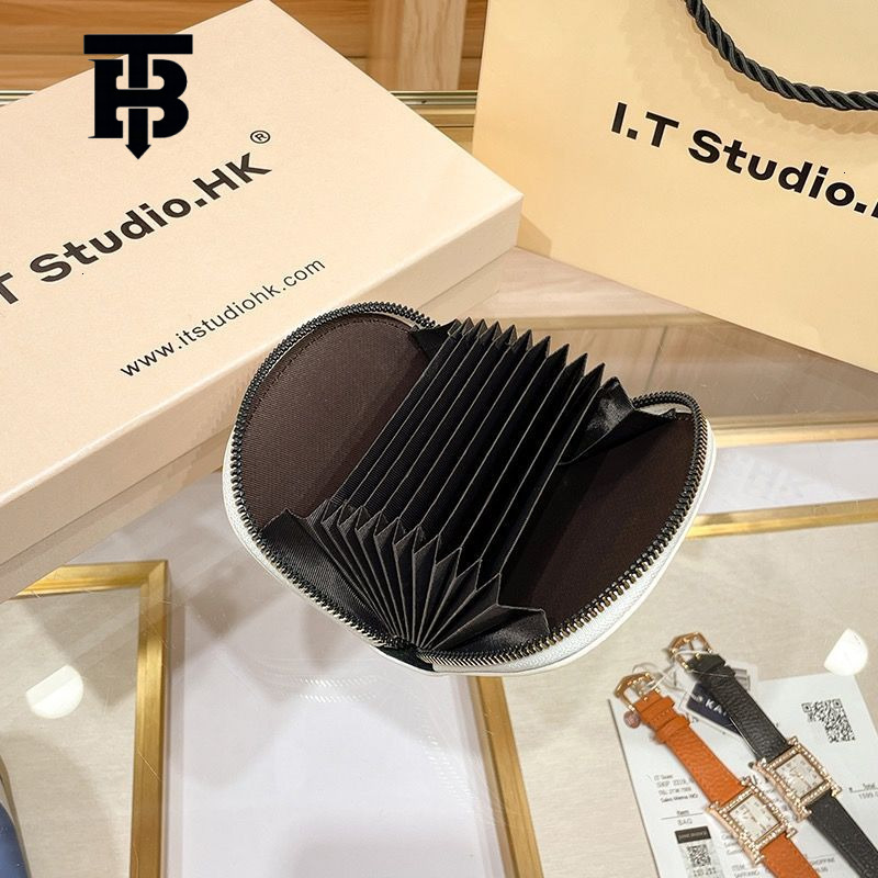 TB BHULAMTE Designer Bag Anti-magnetic ID Card Holder Portable Ultra-thin Niche Ins Tiktok Ultra-light Luxury Luxury Bag Retro Integrated Card Clip La