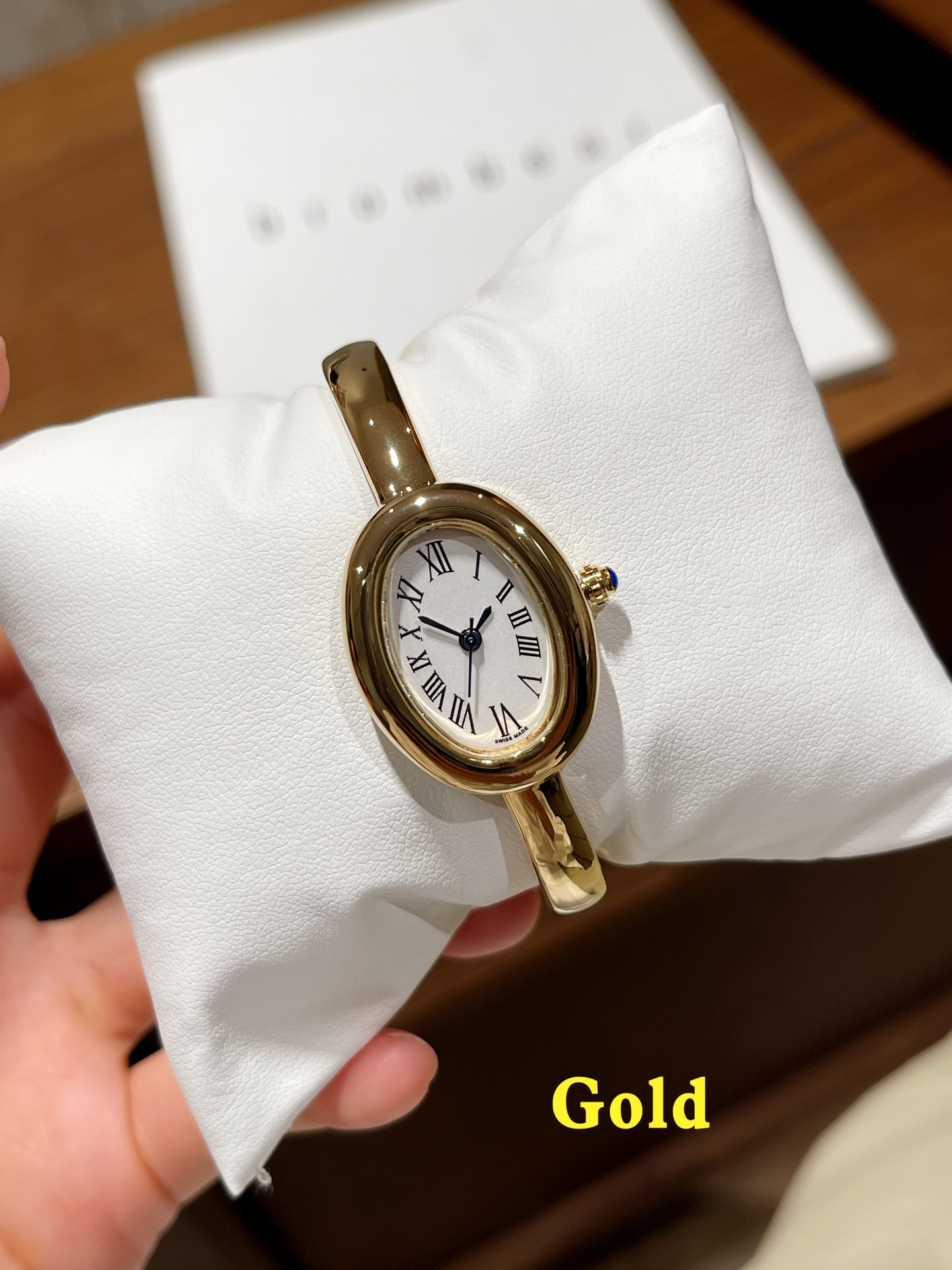 Luxury fashion women Baignoireitty watch woman watches stainless steel square working wristwatch top brand relogio feminino design lady clock #66