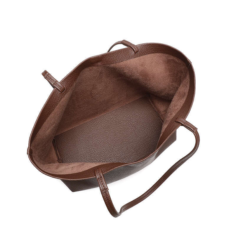Niche Design Tote Large Capacity Soft Leather Women's Shoulder Underarm High-end Mother-daughter Commuter Bag Trendy