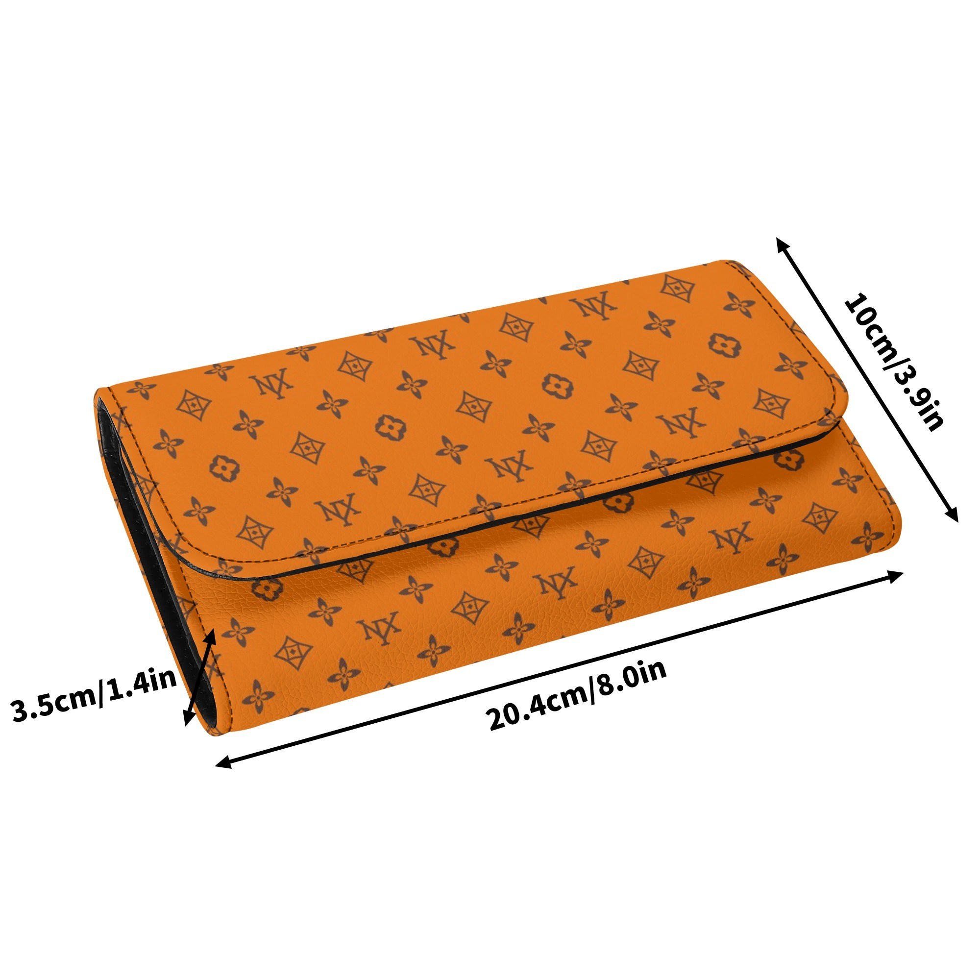 NXY Clutch Long Wallet Litchi Texture Three Fold Large Capacity Wallet Stylish and Functional Long Wallet for Women Elegant and Versatile Clutch Walle