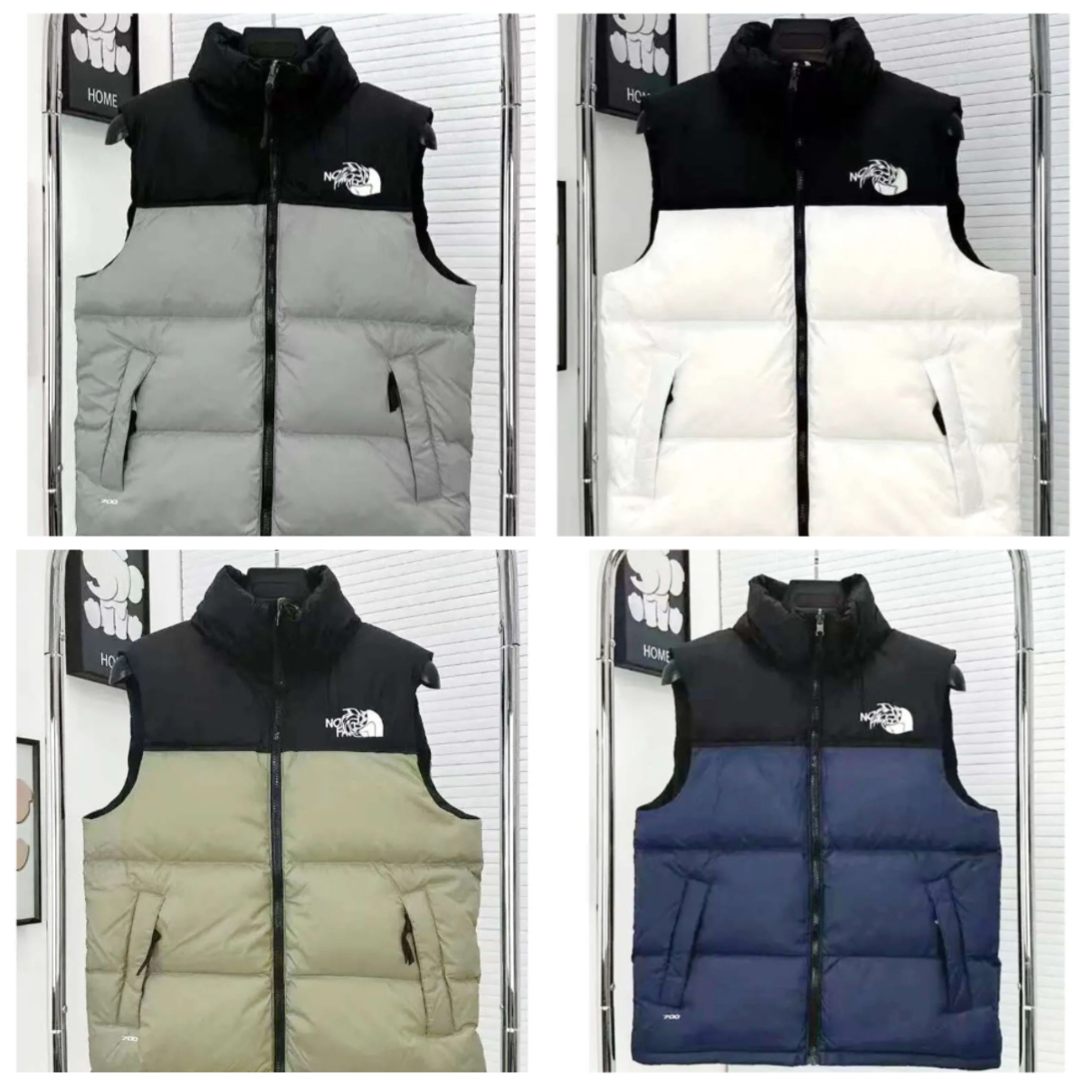 Designer Puffer Vest Mens Waistcoat Winter Down Vests Unisex Couple Bodywarmer Womens Jacket Sleeveless Outdoor Warm Thick Outwear Clothing Gilet NF