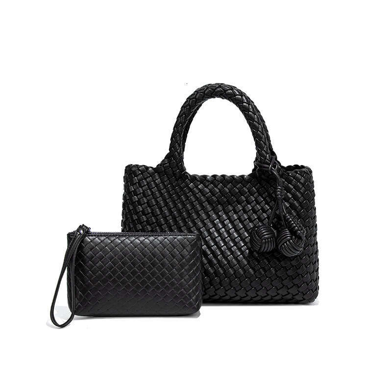 DHpet_wholesale Niche Woven Handbag for Women New Soft Leather Casual Shoulder Crossbody Fashion Versatile Handheld Small Tote Bag