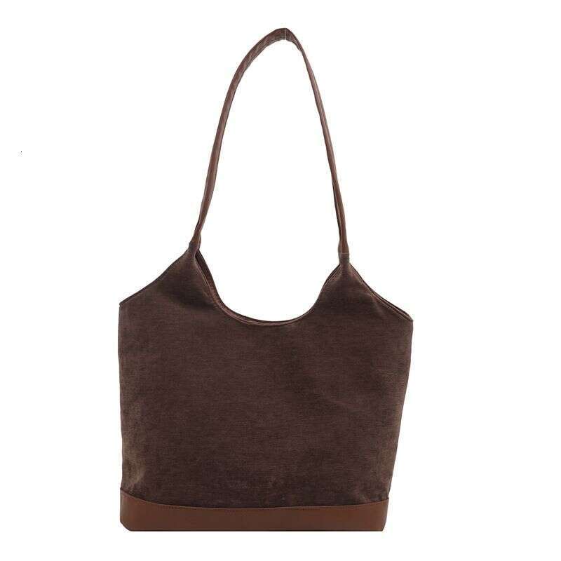 2024 Niche High-End Veet For Women New Large Capacity Shoulder Underarm Casual Versatile Commuter Tote Bag