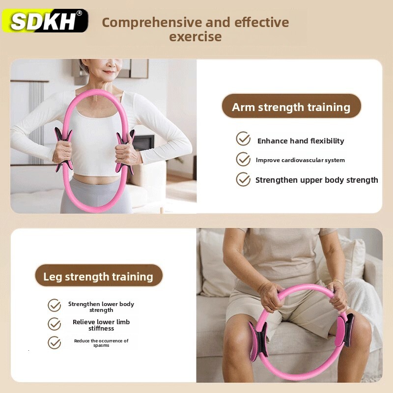 Middle-aged Elderly, and Arm Muscle Building, Yoga Pilates Bands, Resistance Bands for Leg Training