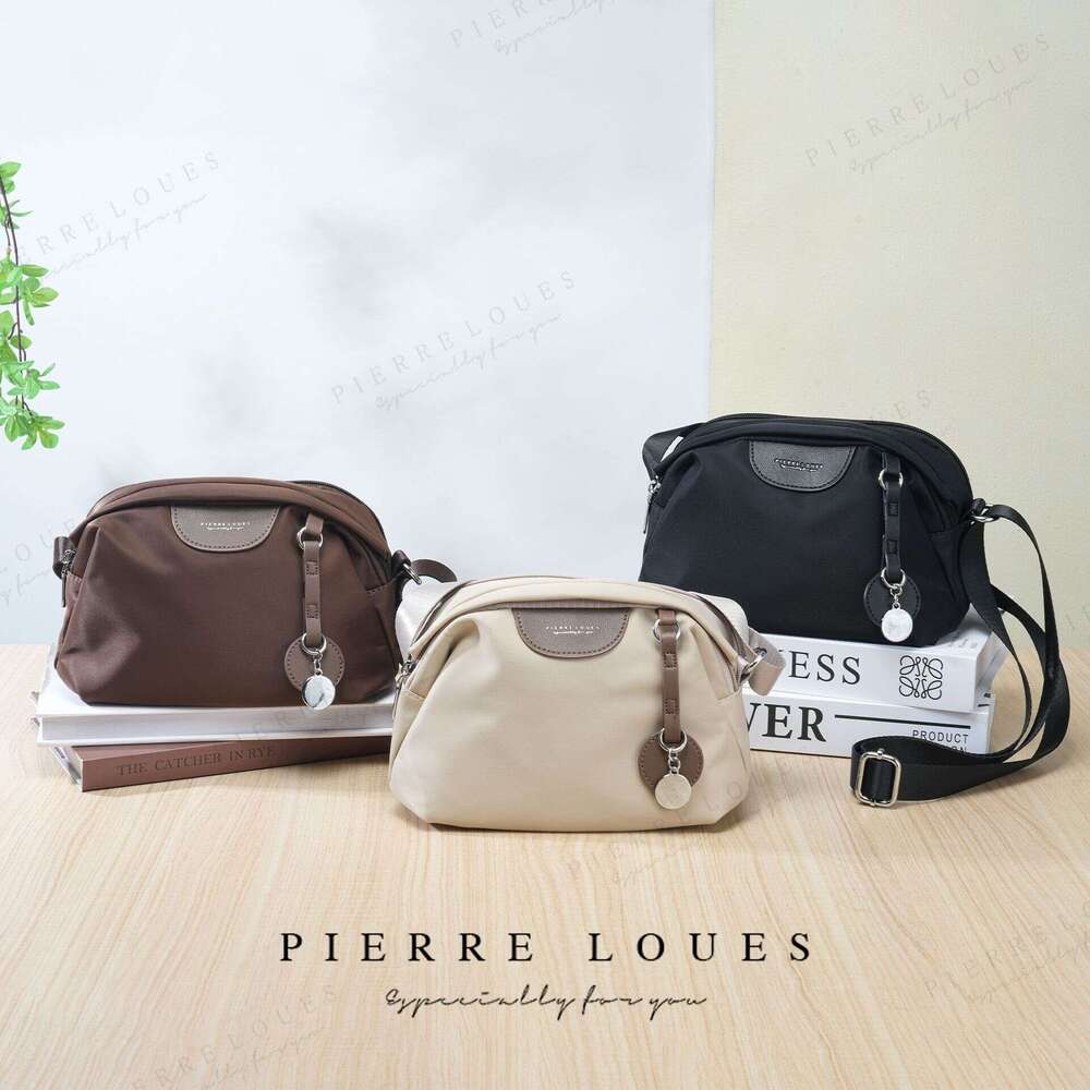 New Niche High-End Feel Commuting Large Capacity Single Shoulder Lightweight Nylon Fabric Casual Crossbody Bag