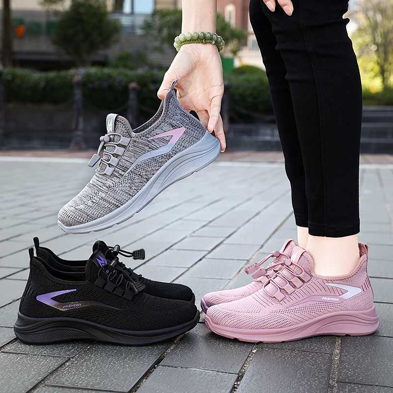 Womens Shoes Casual Sneakers Womens Summer Sneakers Breathable Lightweight Soft Sole Mesh Sale Shoes with Free Shipping Z250905