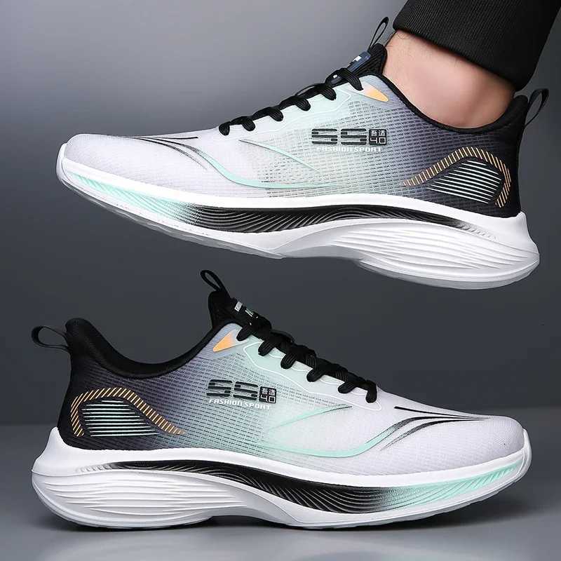 100 New Men Running Shoes Lightweight Breathable Mesh Non Slip Athletic Shoes Professional Durable Fashion Running Shoes Z250905