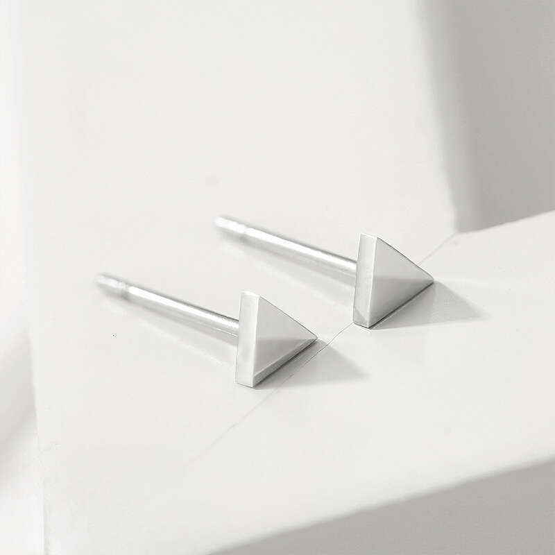 DH collections Korean minimalist, fashionable and trendy triangular stud earrings