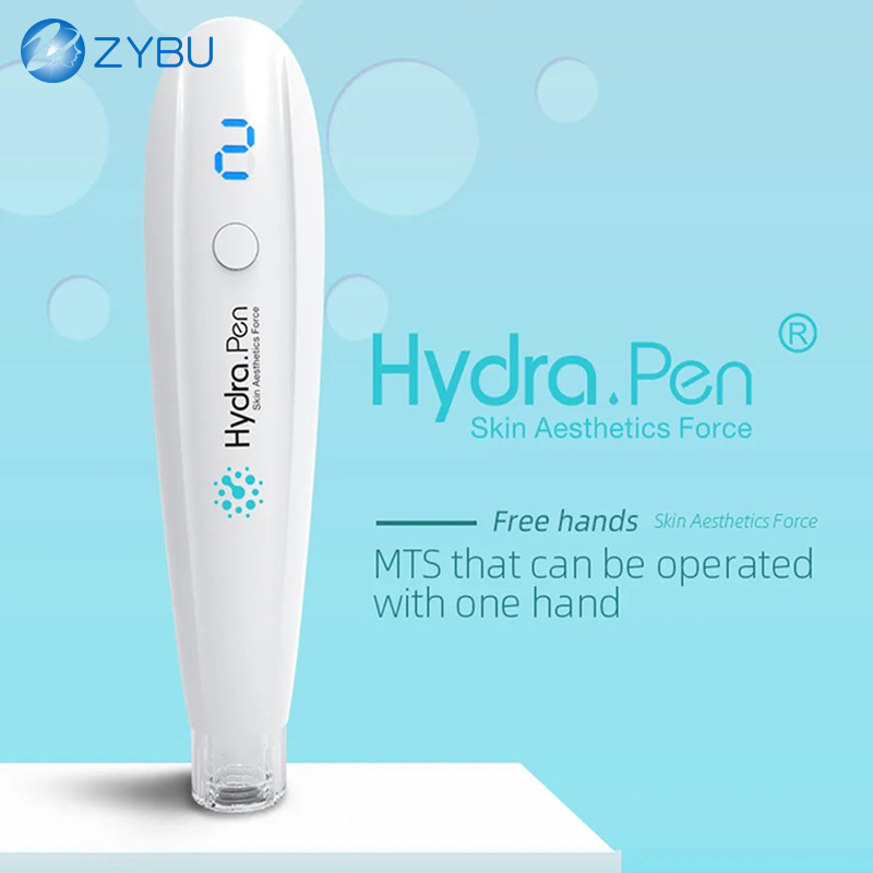 Professional Microneedling Hydra Pen Original Hydra.Pen H2 Automatic Serum Applicator Dermapen Stamp With 2Pcs 12pins 0.5mm Needle Cartridges Skin Car