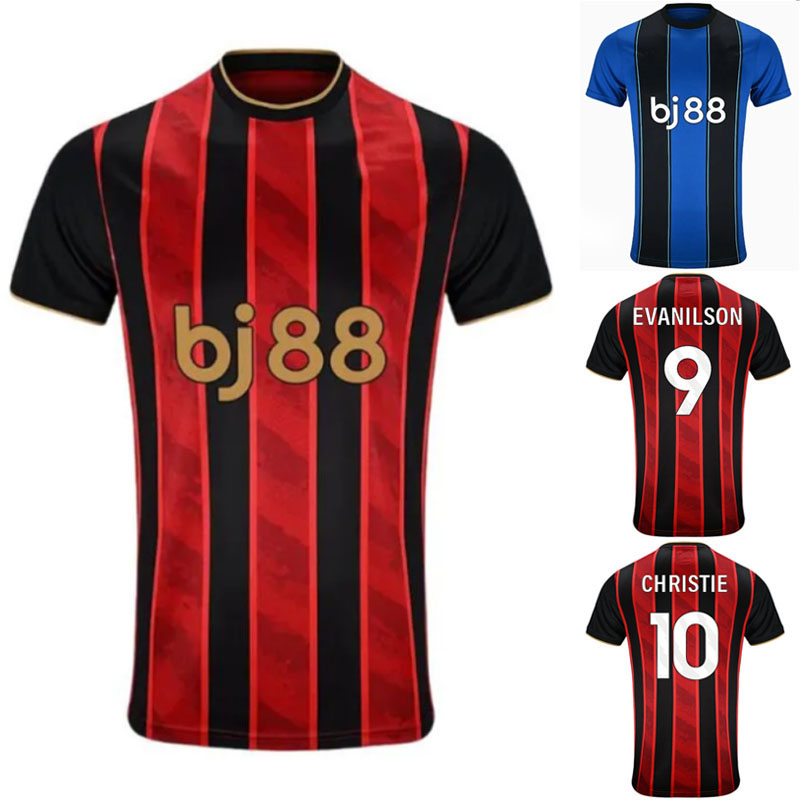 AFCB 2025 2026 EVANILSON Soccer Jerseys KLUIVERT 25 26 football shirt SEMENYO CHRISTIE ADAMS BROOKS SCOTT SENESI J.ARAUJO TAVERNIER TRUFFERT maillots de futol