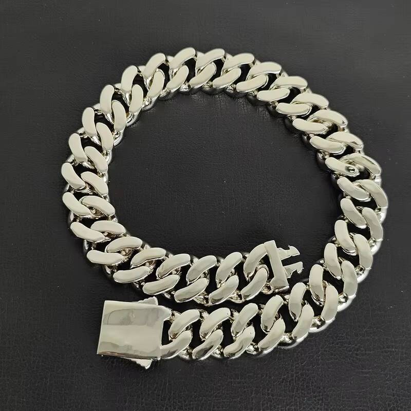 New Big Heavy 16mm Hiphop Jewelry Ice Chain Men Cuban Link Iced Chain