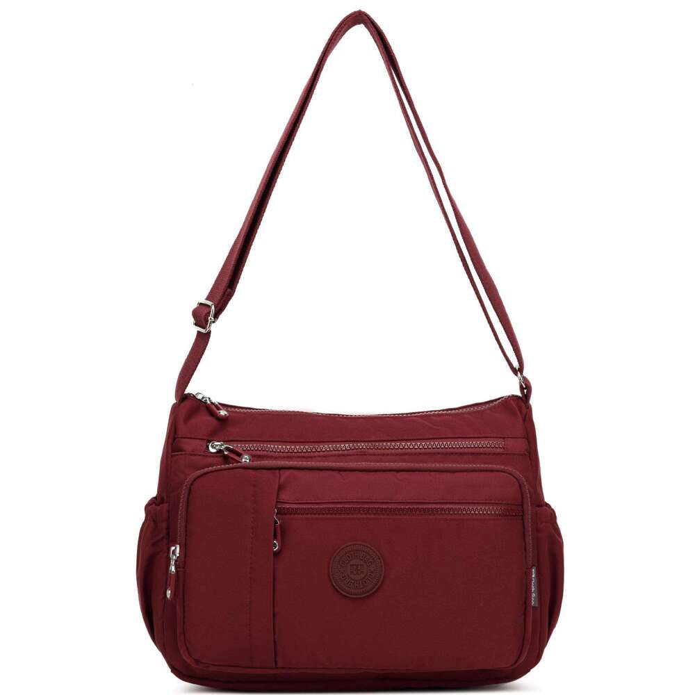 Casual Travel Mommy Water-Resistant Nylon Crossbody Bag