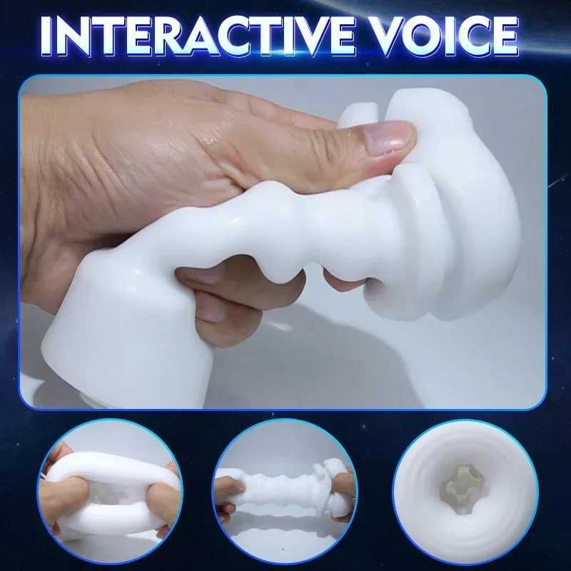 Automatic Thrusting Male Masturbator Tight Silicone Vagina Sex Toys for Men Adjustable Frequency Hands Free Pocket Pussy MachineXJ250905
