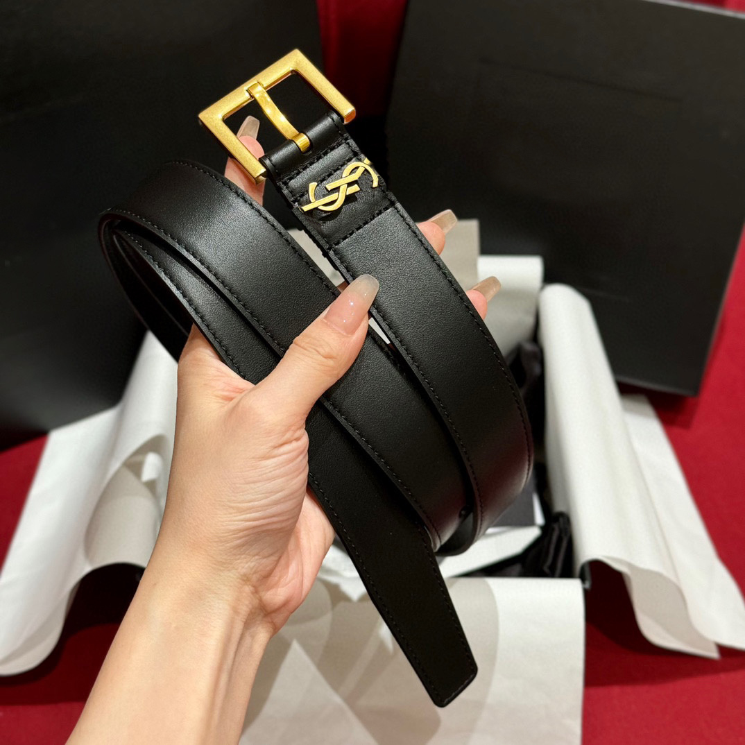 Belt designer belt for women10A genuine leather belts width 3.0cm letter high quality luxury daily matching birthday Christmas gift exquisite gift box