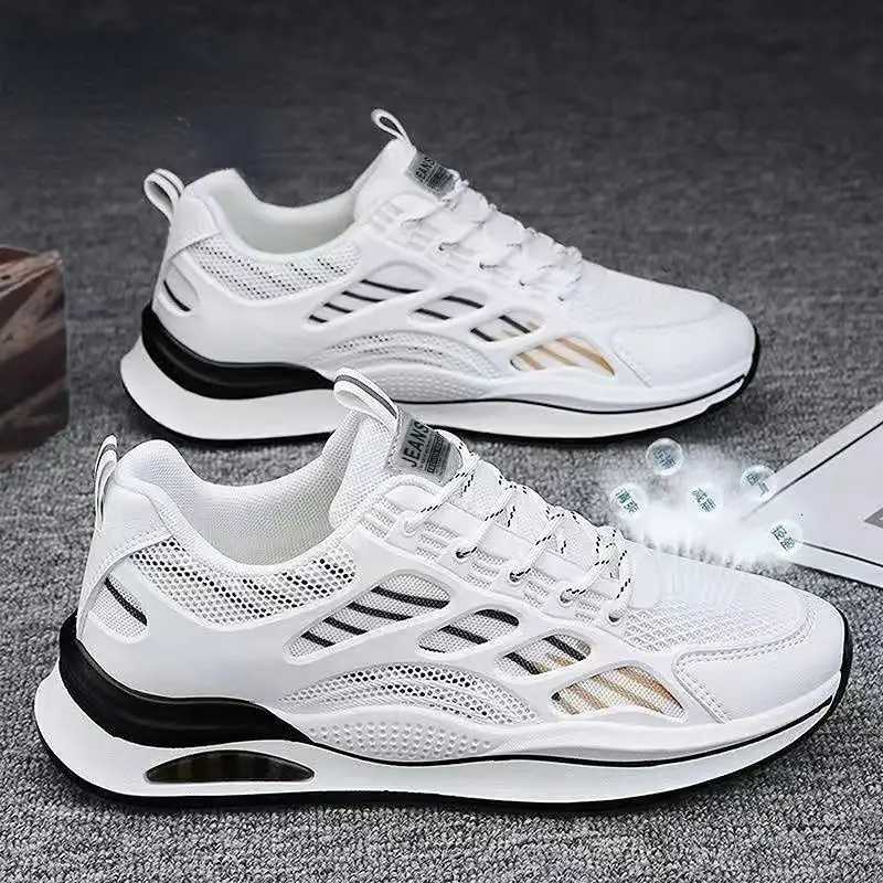 2025 New Breathable Mesh Shoes Mens ChinaChic Versatile Small White Shoes Thick Soled Sports Casual Running Daddy Shoes Z250905