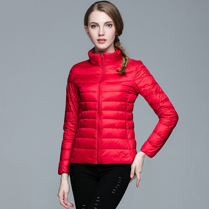Women Winter Coat 2024 New Ultra Light White Duck Down Jacket Slim Women Autumn Puffer Jacket Portable Windproof Down Coat Parka