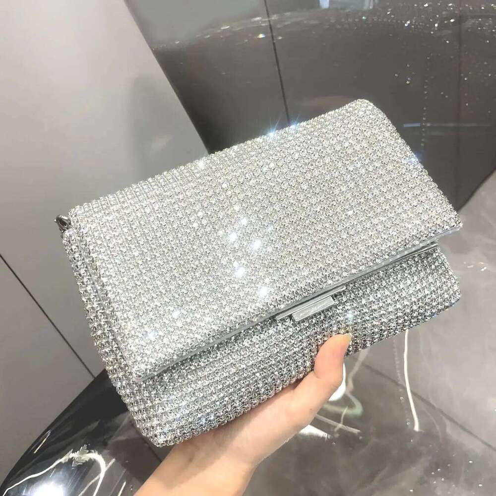 Designer Bags Designer Rhinestones Clutch For Women Purse Shoulder Purse Shiny Crystal Purses And Handbag Evening Bag Luxury Bag
