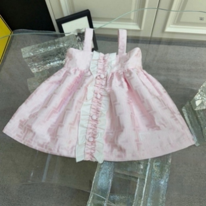 Baby Girl Designer Clothing Girl Luxury Clothing Dresses Children Fashion Clothing Children short clothing High quality size 80cm-160cm A4