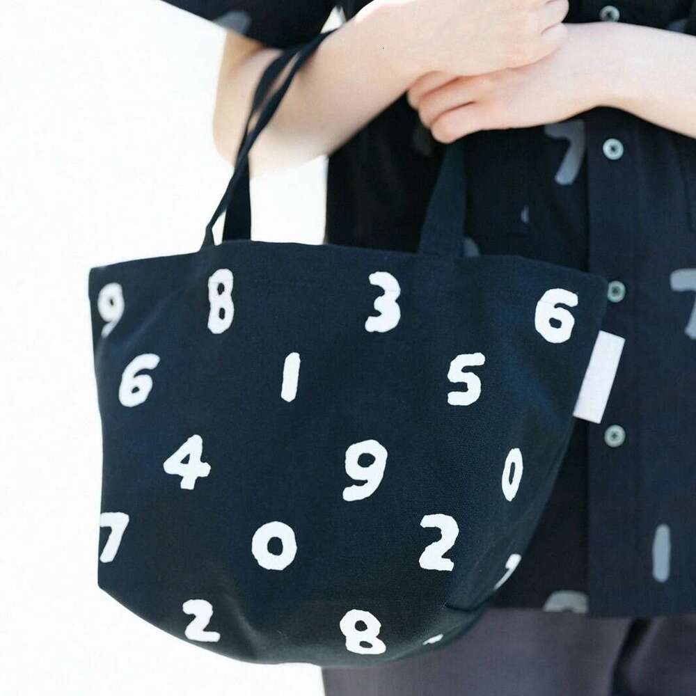 Trendy Brand Sousou Digital Casual Simple Canvas Tote Student Versatile Shoulder Bucket Bag