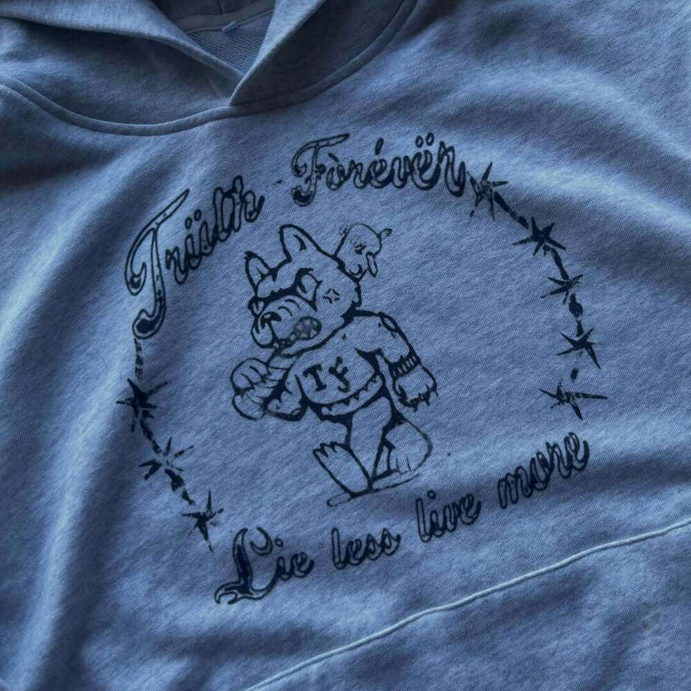 High Dark Style Hoodie Unisex Spring Autumn Trendy Street Loose Long Pants Set