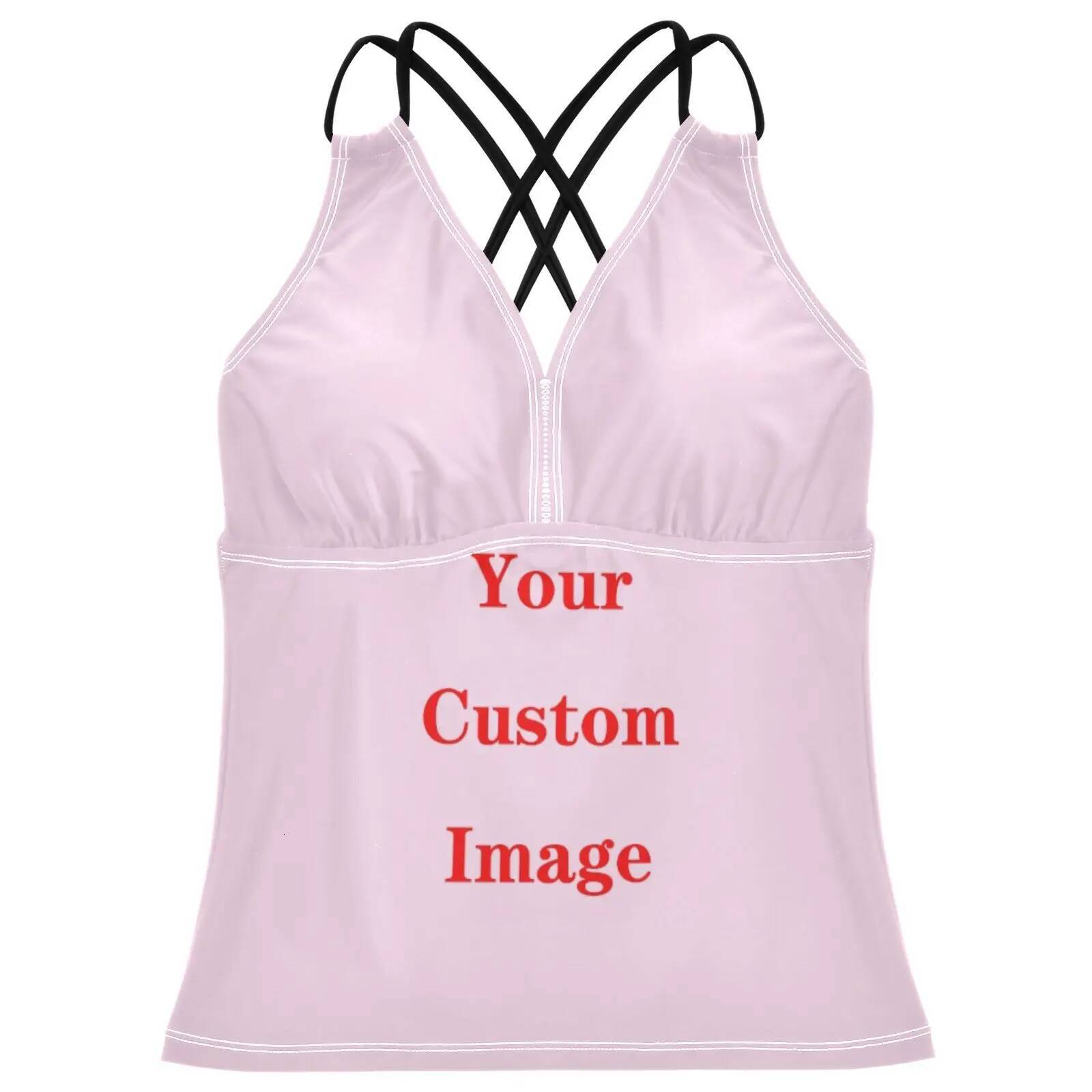New Sexy Bikini Customizing images Female Handwork Swimming Suit For Women Swimwear Tankini Tank top