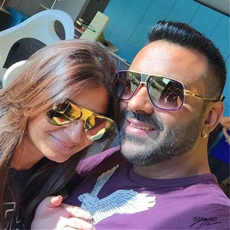 Steampunk Pilot Brand Ddmydec Design Fashion Classic Grandmaster Four Style Retro Gradient Lens Sunglasses Men Vintage Sun Glasses Oculos Jh05 IVISTA