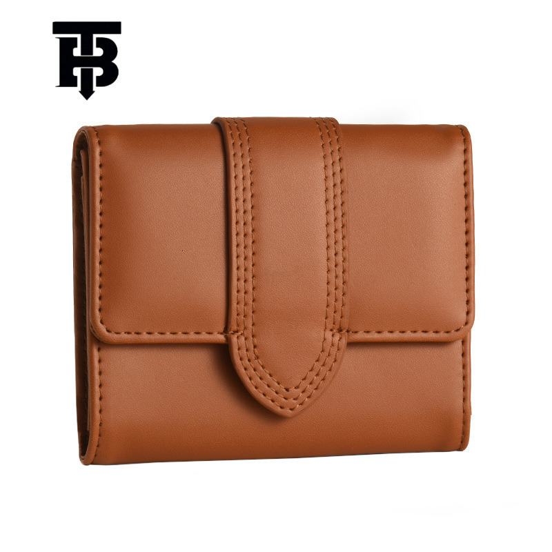 TB BHULAMTE Designer Bag Women's Wallet Coin Purse Ins Solid Color Simple Multi-functional Lipstick Bag Large Luxury Bag Capacity Wallet Factory 