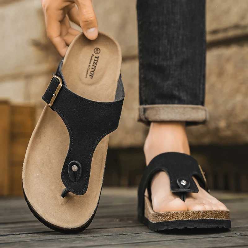 Mens and Womens 2025 Summer Couple FlipFlops NonSlip Outdoor Fishing Casual Sandals Mens and Womens Shoes W250905