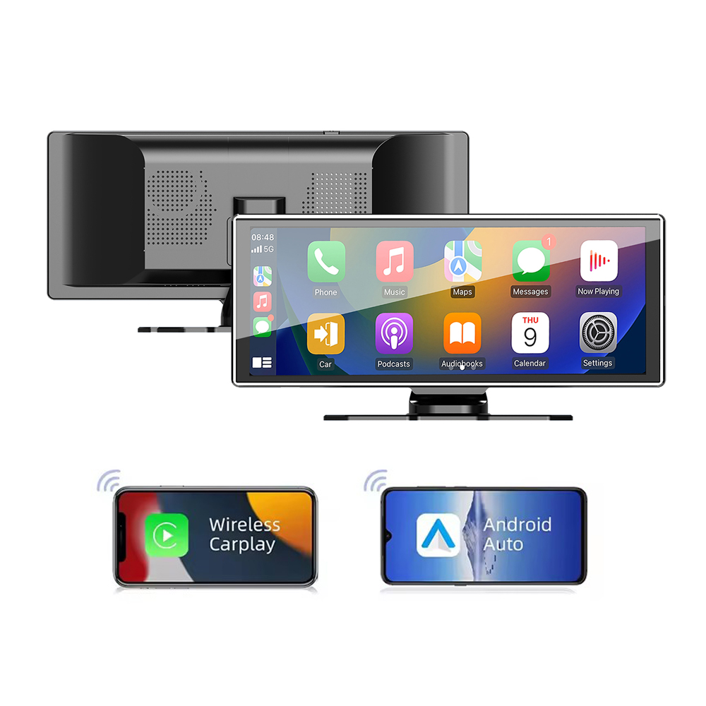 KOWANKIT 11.26 inch Wireless CarPlay Android Auto Touch Screen Plug & Play HD Car Monitor WiFi BT Airplay Universal Fit for Cars H508F