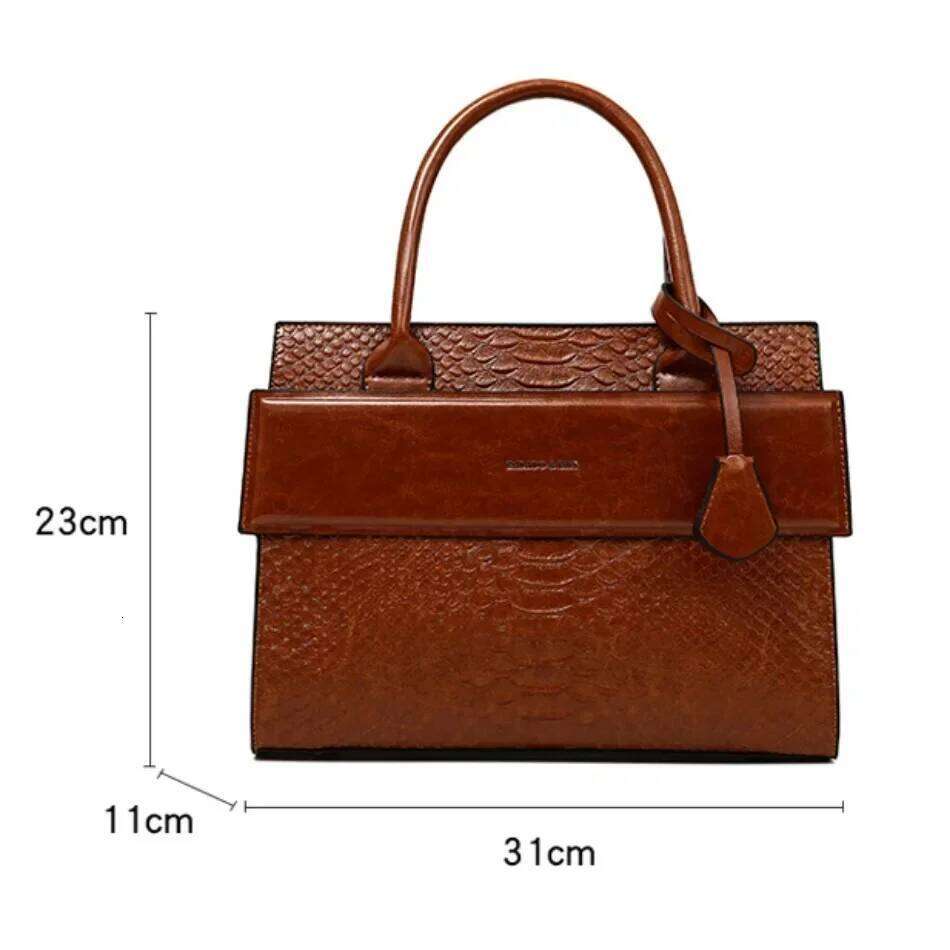 Vintage Purses And Handbags Women New Elegant Shoulder Top-Handle Female Large Tote Ladies Crossbody Bags Designer
