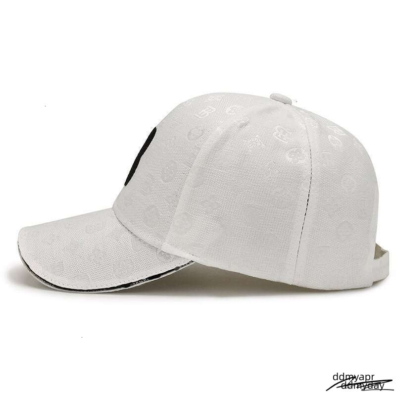 Korean Style Ddmyday Trendy ddmyday Baseball Wide Brim Face Slimming Sun Protection Duckbill Cap Letter Embroidery Print Hat Unisex Ddmyday Ddmyday