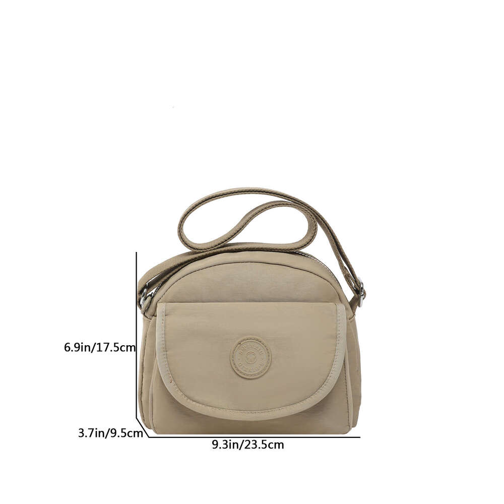 Women's Korean Style Large Capacity Single Shoulder Casual Crossbody Bag with Optional Addition