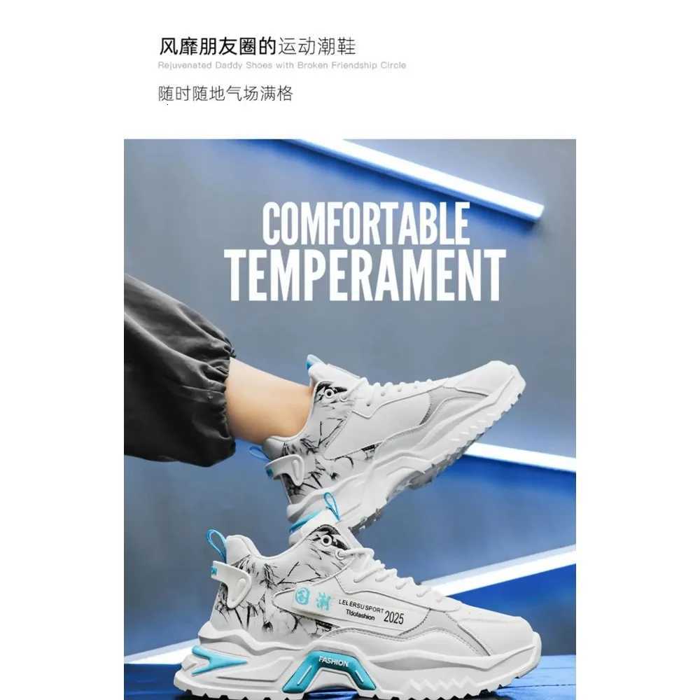 Mens Shoes Sneakers Fashion Breathable Platform Running Shoes Mesh Sport Light Unisex Male Casual Vulcanized Man Shoes Z250905