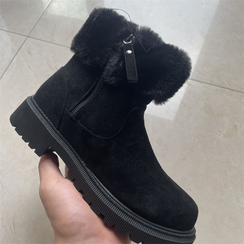 hot Free shipping designer for woman cotton shoes keep warm Fashion Boots outdoor casual snow boots black white