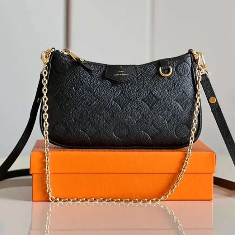 Designer Bag Shoulder Bags Wallet with Chain Embossed Letters Fashion Bags Flower Luxury Handbags Floral Lady Purse