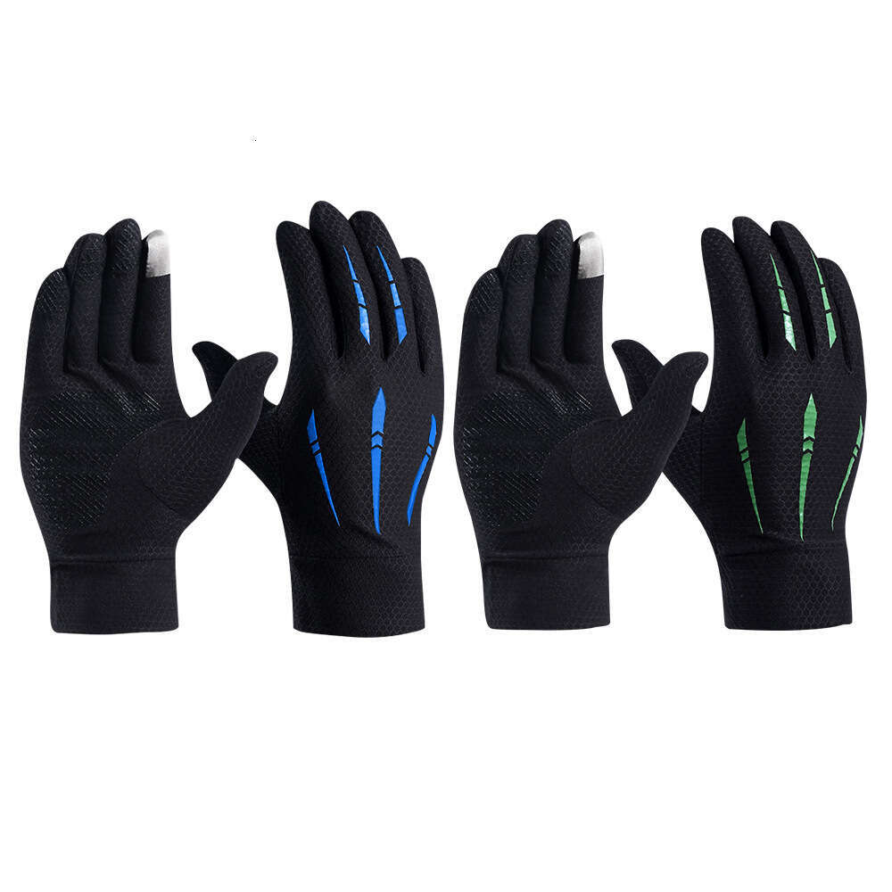 Outdoor Sports Quick-Dry Mountaineering Breathable Lightweight Touchscreen Motorcycle Bicycle Summer Ice Silk Cycling Gloves