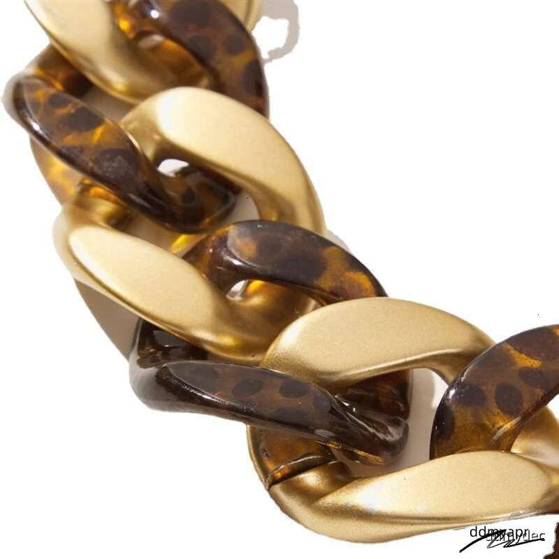 Bold Leopard Print Acrylic Chain ddmydec Lightweight Statement Dangle Earrings For Women ddmydec