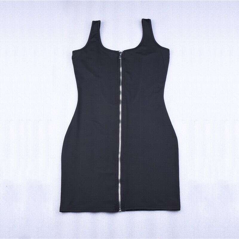 Hot Item 2025 Spring Summer Women's Sexy Zipper Strap Backless Dress