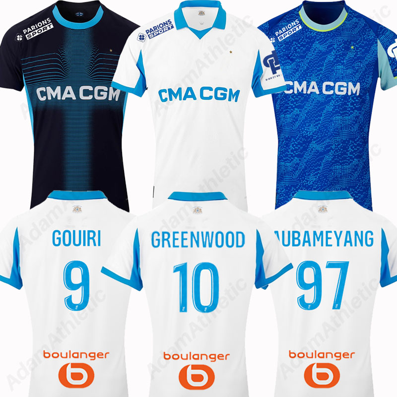 Marsella jerseys 25 26 GREENWOOD football shirts 2025 GOUIRI HOJBJERG HARIT BALERDI soccer jersey kids kit player version