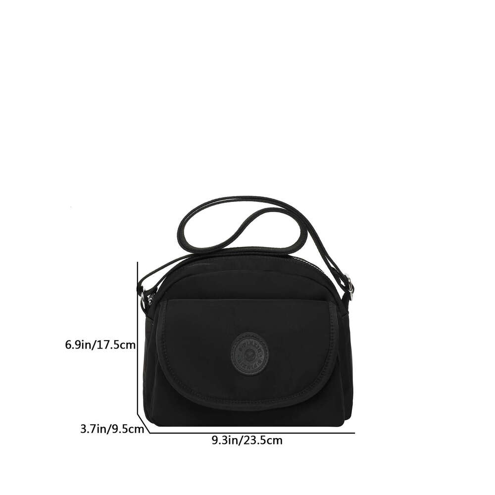 Women's Korean Style Large Capacity Single Shoulder Casual Crossbody Bag with Optional Addition