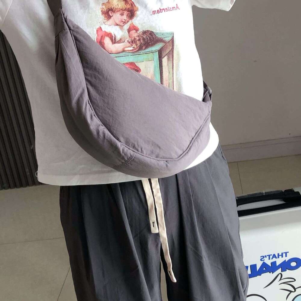 U Home Same Style Versatile Crossbody Dumpling Travel 2024 Spring New Single Shoulder Bag with Silk Cotton