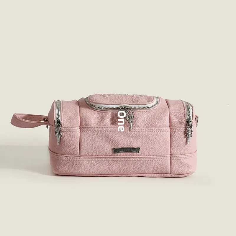 Good Morning Fanfan 2023 New Large Capacity Portable Travel Toiletry Makeup Bag Womens Ins Storage Handbag Cosmetic Pouch Z250903