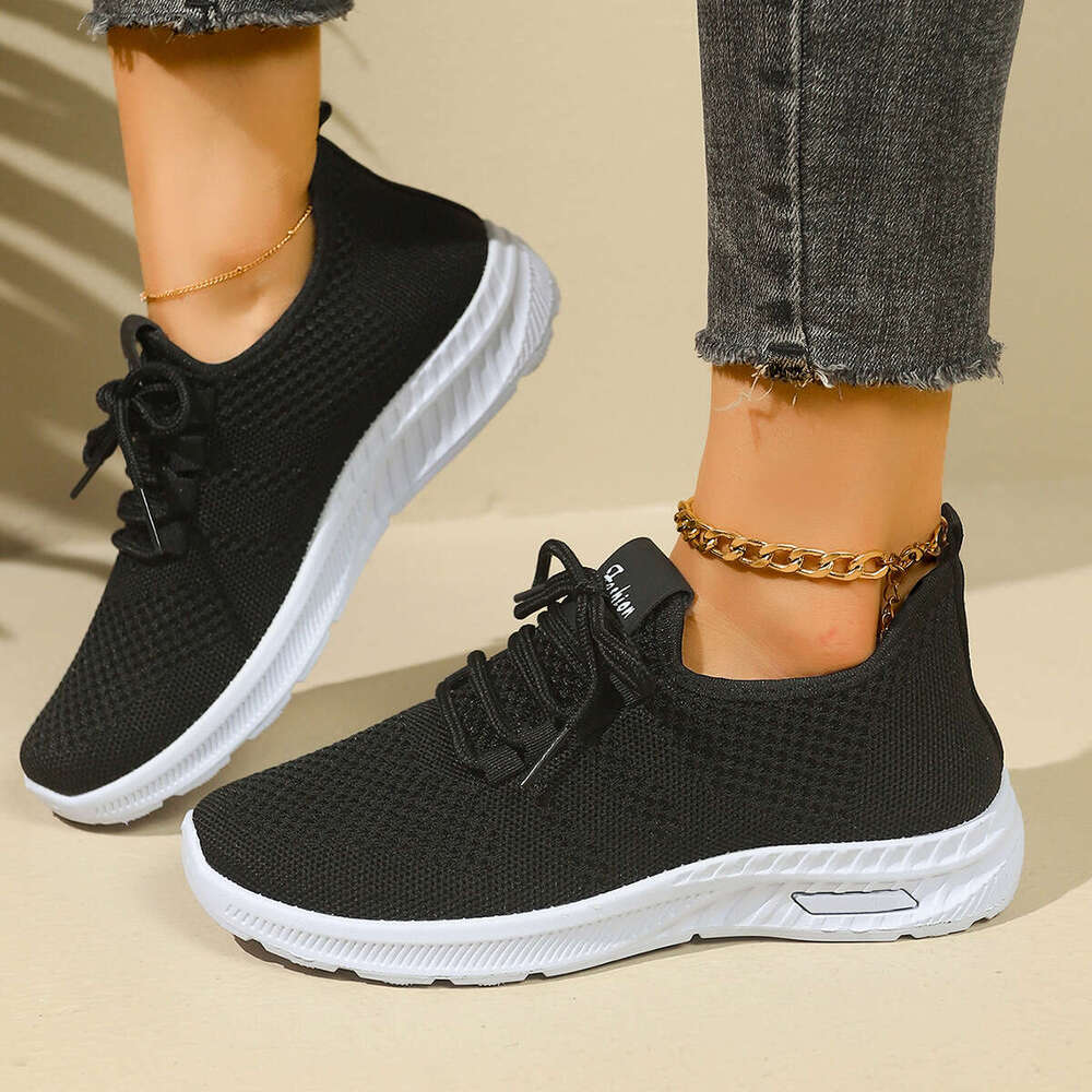 36-41 Large Size Summer New Fashion Casual Sneakers Single Designer Shoe Flyknit Women's Shoes