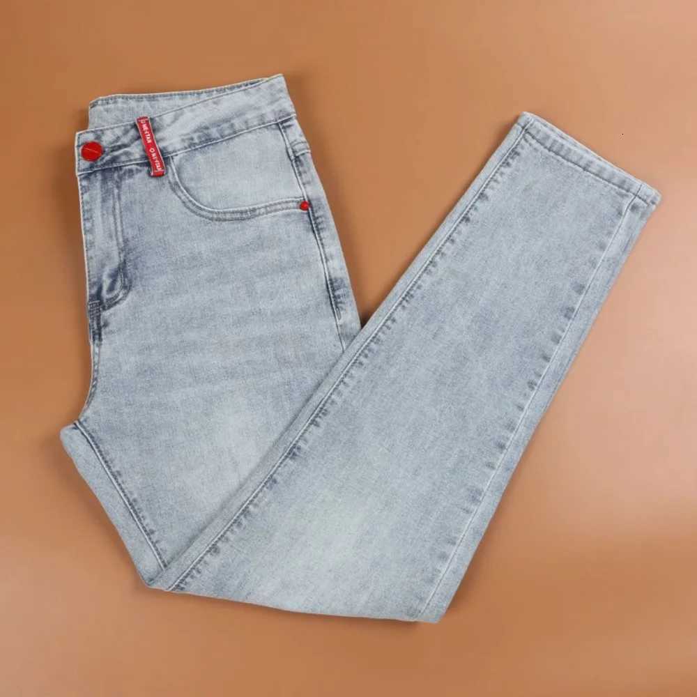 2023 New Jeans Men Fashion Hole Streetwear Straight Jeans Spring Summer Moto Biker Skinny Casual Denim Pants For Men y2k W250905