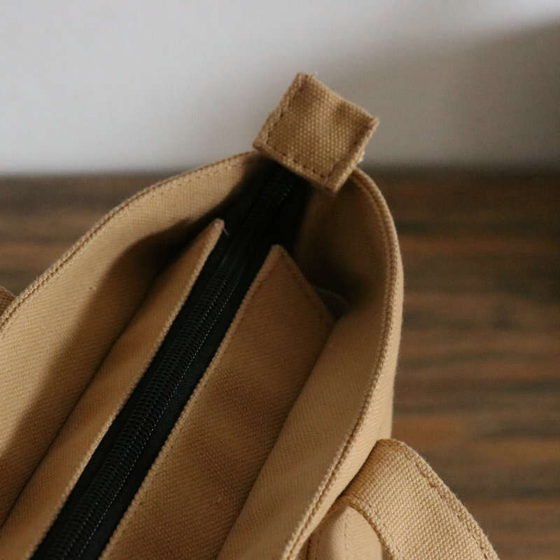 2089 Handheld Canvas Single Shoulder Large Capacity Women's Laptop Water Bottle Lunch Document Business Commuter Bag