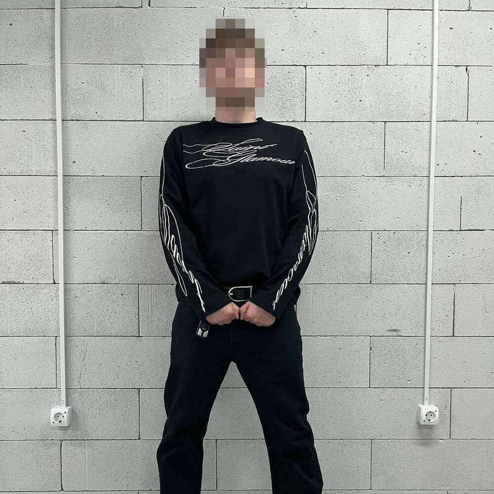 New Letter Print Five-Point Men Street Fashion Brand High Waist Straight Casual Shorts Y2K