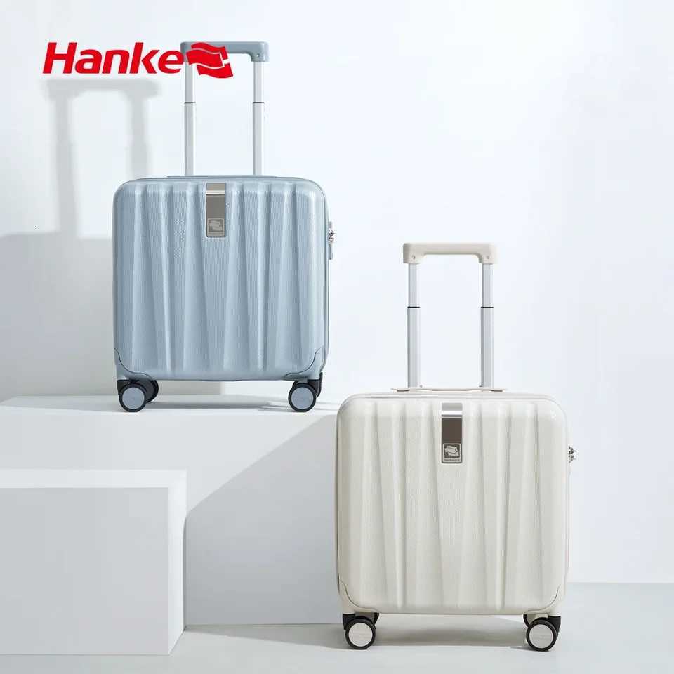 Hanke Business 14 Inch Underseat Suitcase 16 Inch Carry On Luggage Underseat Hard Shell 100 PC Spinner Wheels Boarding Z250905