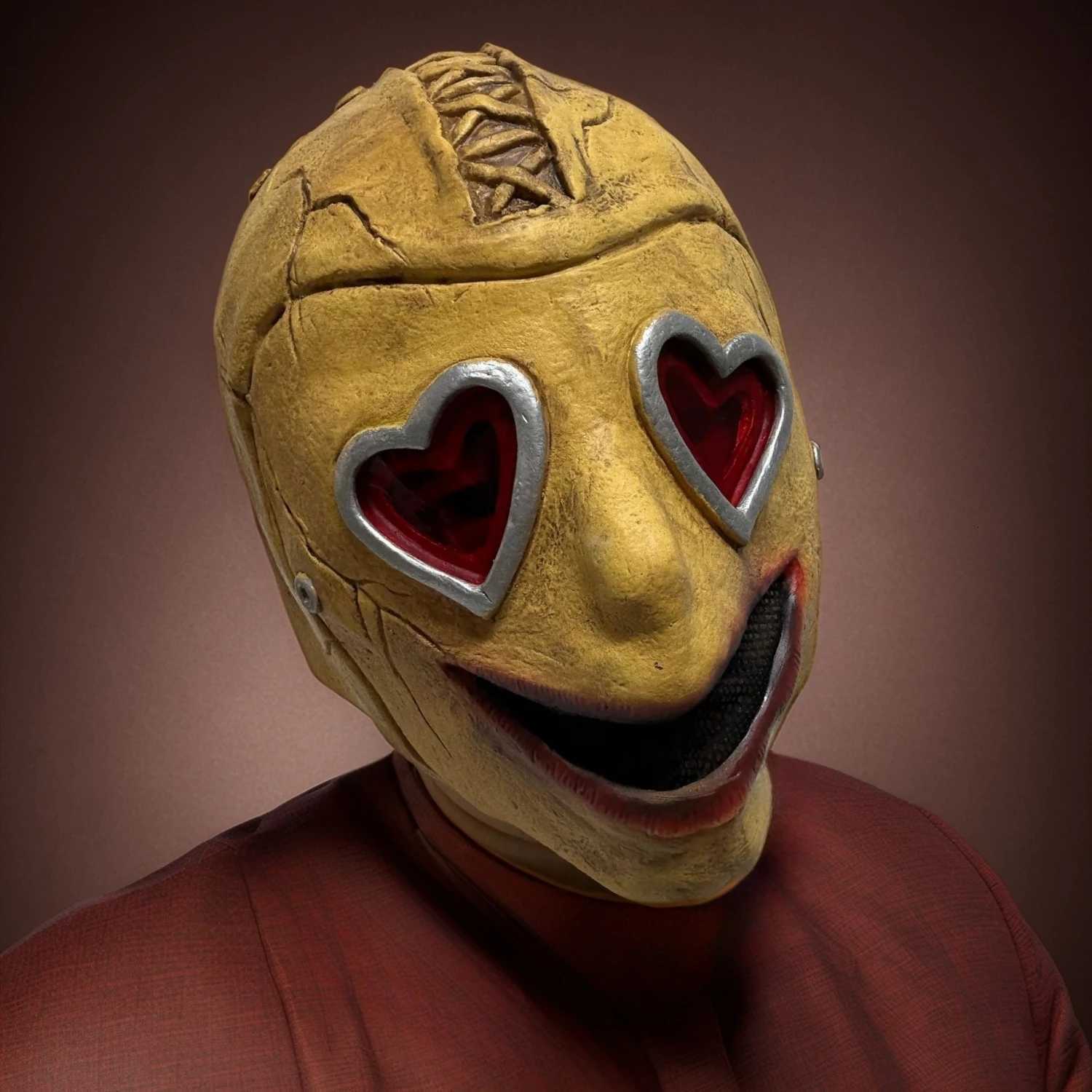 Adult Full Head Heart Eyes Horror Mask Latex Halloween Movie Costume Accessory No LightXJ250905
