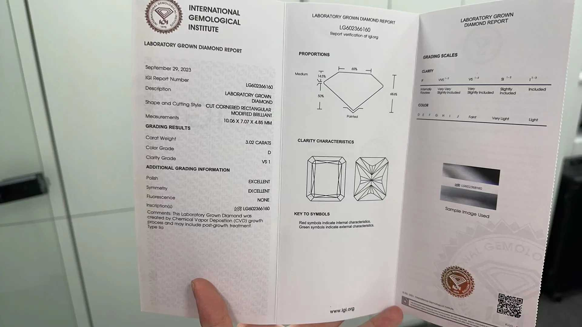 14K ddmydec Yellow Gold Radiant Cut Grown 1- 5Ct CVD Dia Ring Lab Dia Engagement Halo Ring IGI ddmydec